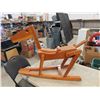 Image 5 : Ride on Rocking Dog - Wooden 29" x 30"
