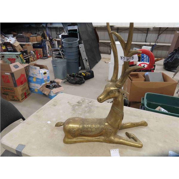 Brass Deer 8  x 29  x 29 