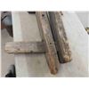 Image 2 : Primitive Large Wooden Vice 37" Long Worm, 24" Long