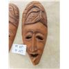 Image 3 : 2 Wooden Tribal Carvings 6.5" x 15"