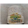 Image 2 : Coffee Grinder Canister -Embossed Nabob 4" x 8" 