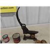 Image 3 : Wood Plane, Leather Punch, Champion Spark Plug, Old Tins ; Marshall Wells, 
