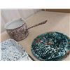 Image 2 : Enamel Granite Ware ; Pots, Lids, Small Variety