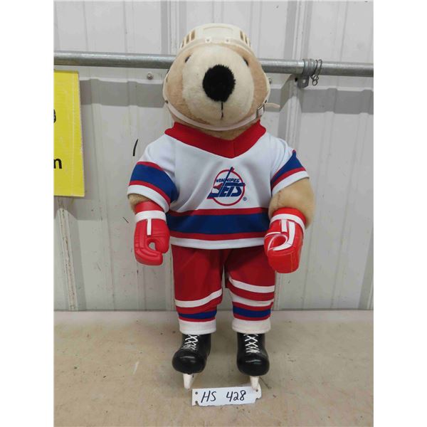 WPG Jets Hockey Bear 21  Tall