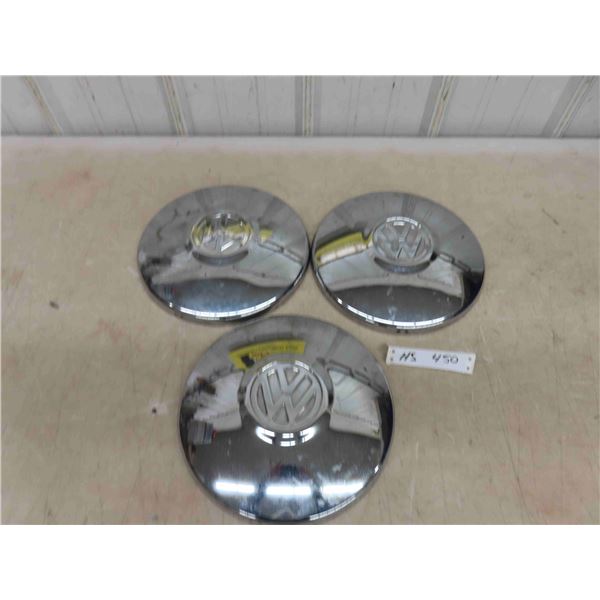 VW Chrome Hubcaps