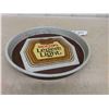 Image 3 : Vintage Molson Light 13"  Wide Round Tin Tray