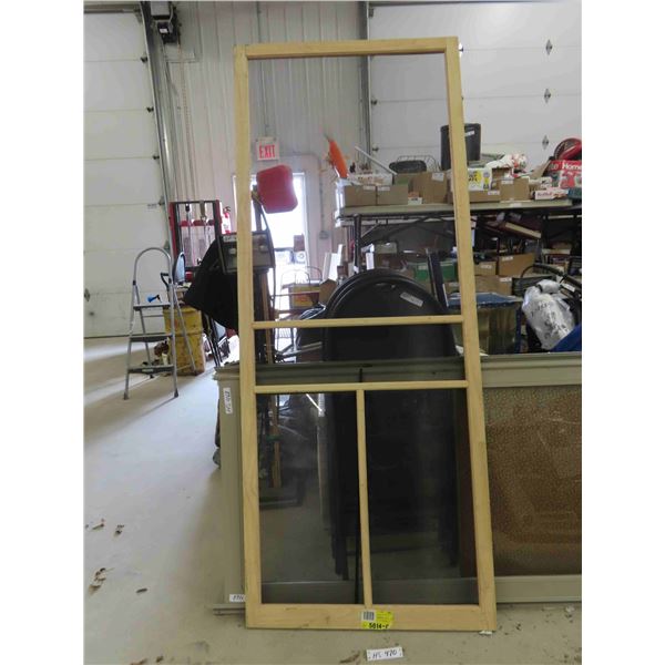 Wooden Screen Door - New 32" x 79.75"