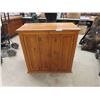 Image 1 : Cabinet with Shelf & Doors 21" x 37.5" x 39" - scratches on top