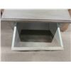 Image 4 : Small Deco Table with Drawer + Shelf 14" x 14" x 28"
