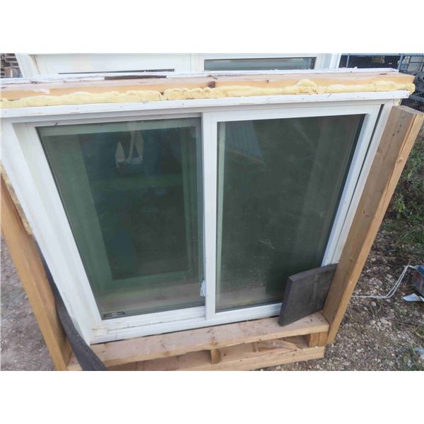 (3) Sliding Windows 45 3/4'' x 45 3/4'' 