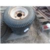 Image 1 : (4) Yard Trailer Tires on 4 Bolt Rims 