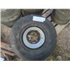 Image 1 : (4) Trailer Yard Tires with Rims