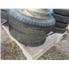 Image 2 : (4) Trailer Yard Tires with Rims