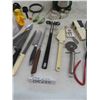 Image 4 : Assorted Kitchen Knives , Utensils , Openers , BBQ Tools