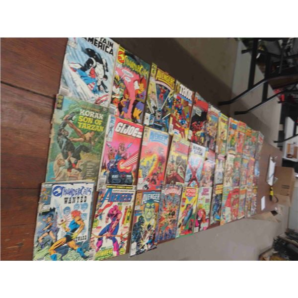 36 Comics - Captain America , Wonder Woman , Star Wars , Fantastic 4 , Plus