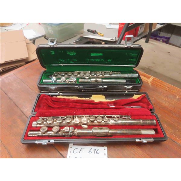 2 Flutes with Case 