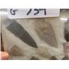 Image 4 : 35 Arrowheads Up to 3 1/2'' Long - Framed in Display 