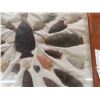 Image 6 : 35 Arrowheads Up to 3 1/2'' Long - Framed in Display 