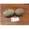 Image 1 : 2 Vintage Native Stone Hammer Heads 