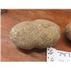 Image 2 : 2 Vintage Native Stone Hammer Heads 