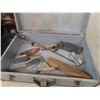 Image 5 : Wooden Tradesman Box Full of Cement Tools 9.5" x 19" x 30"