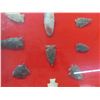 Image 4 : 36 Arrowheads & 4 Bear Claws - Framed in Nice Display 17"x 27" 