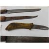 Image 4 : 6 Butcher Knives - Longest 17" with Bone Handle