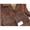 Image 4 : Men's Leather Jacket with Fringe - SZ Med or LG