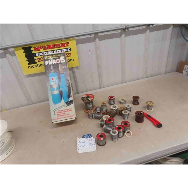 Pyro 5 New Old Stock Braze Welds, Cut Solder, plus more including ...