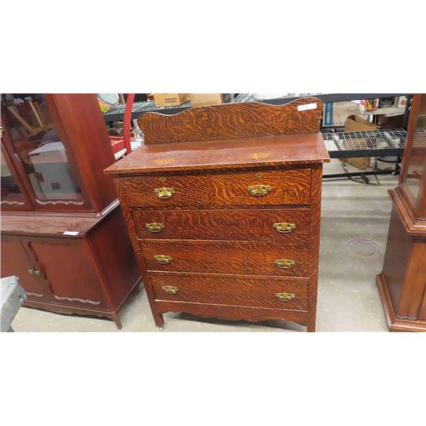 Oak Fumed Dresser 18" x 40" x 51"