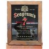 Image 2 : Seagram's Seven Crown Framed Advertisement 15" x 19" & Coca-Cola Framed 