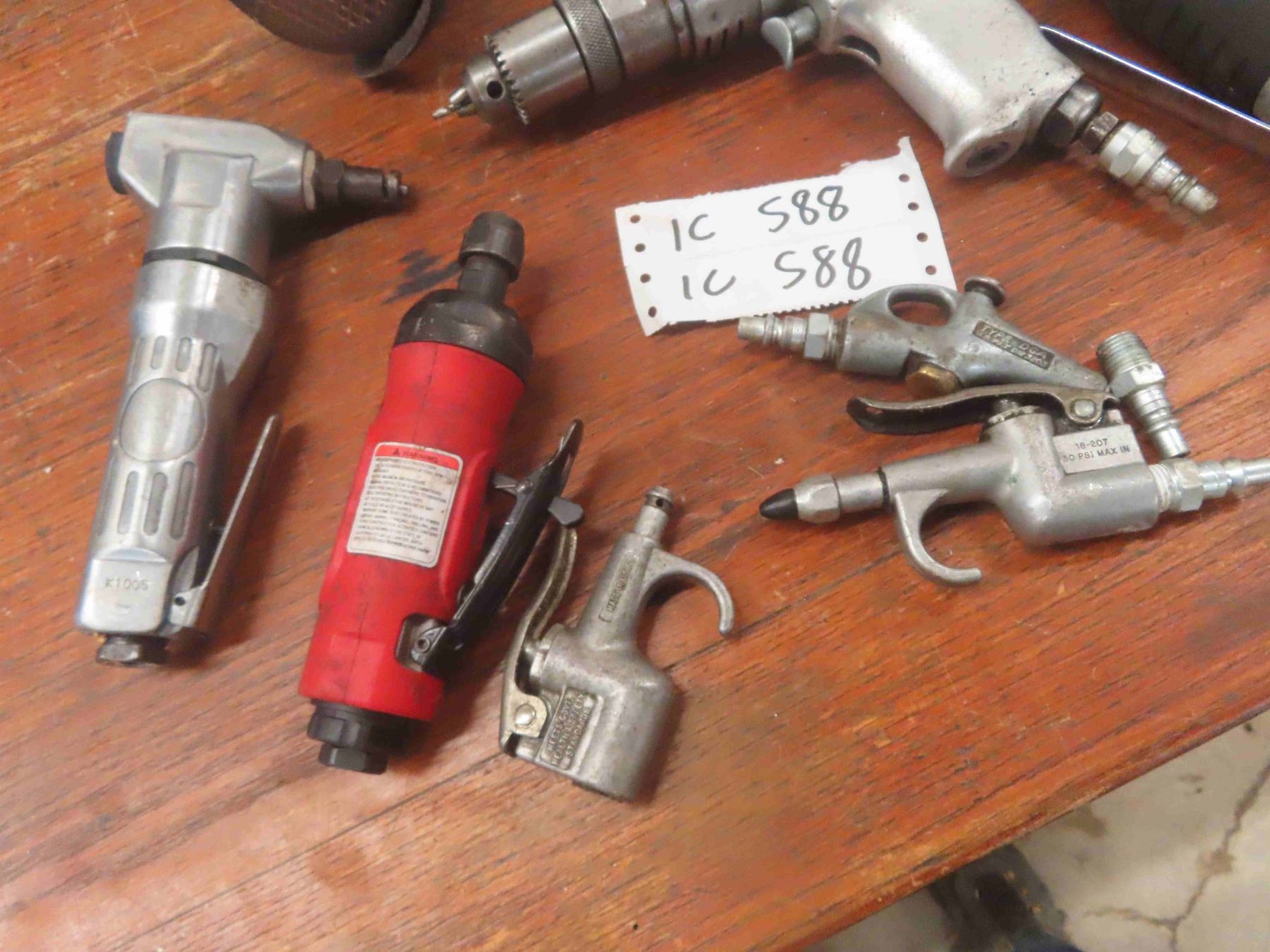 5 Air Tools; Angle Grinder, Riveter, Crimper, Blowers - McSherry ...