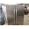 Image 2 : Kitchen Aid Stainless Steel Side by Side Fridge with Bottom Freezer 31" x 36" x 68"