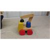 Image 6 : Noah's Ark Wooden Toy Box, Wooden Forklift-Height Adjusts, Wooden Pull Toy 