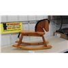 Image 1 : Wooden Rocking Horse - Very Solid 10" x 23" x 28"
