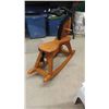 Image 3 : Wooden Rocking Horse - Very Solid 10" x 23" x 28"
