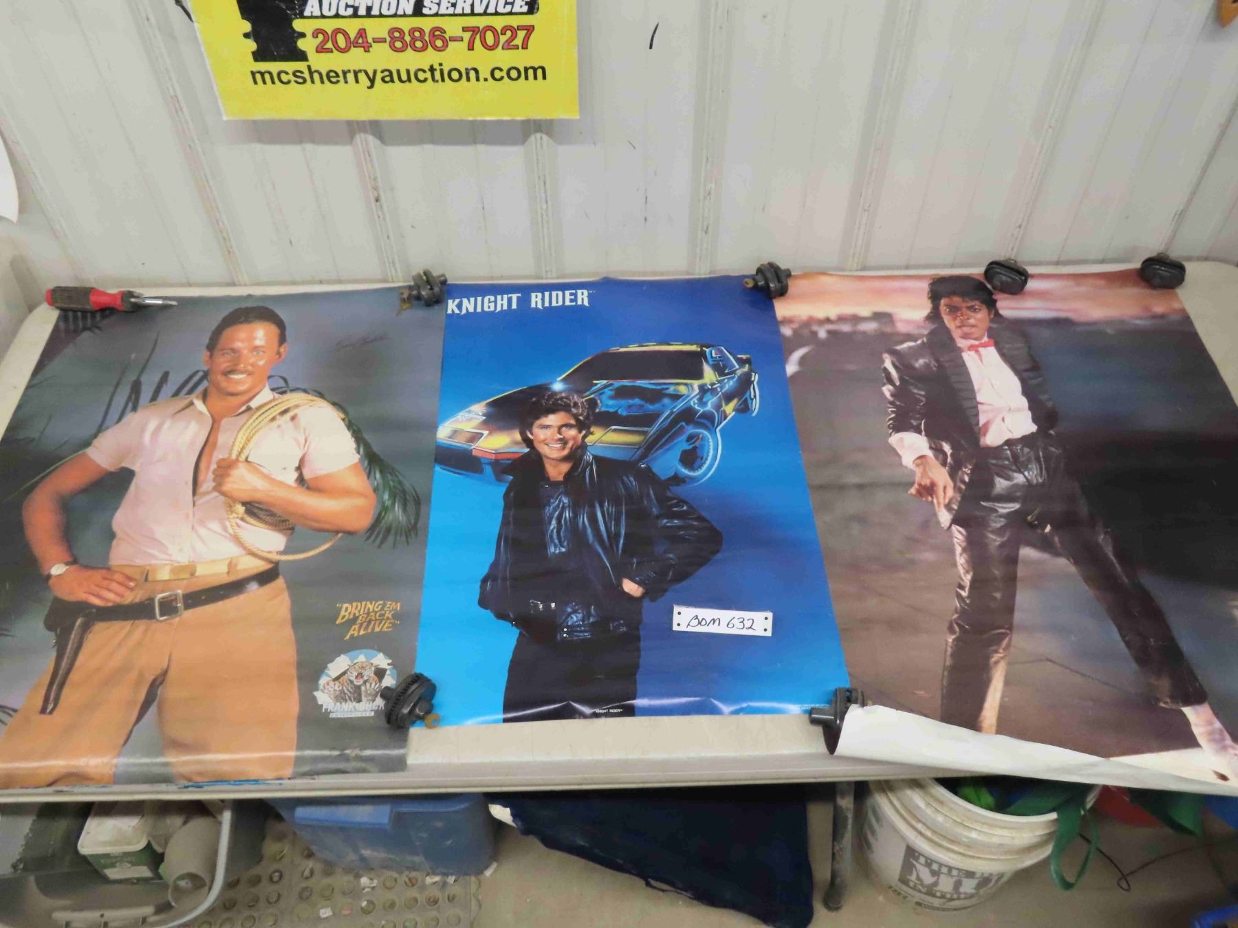 Vintage Posters 1980s (9) ; Michael Jackson, Knight Rider, Indiana ...