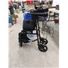 Image 6 : Nexus Folding Walker Rollator with Seat & Storage Bag