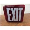 Image 2 : Vintage Glass Exit Sign