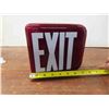 Image 3 : Vintage Glass Exit Sign