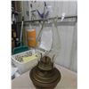 Image 3 : CPR Brass Oil Table Lamp 19" Tall