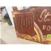 Image 2 : 7UP Metal Sign St. Mathews Food Centre 46'' x 94''