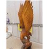 Image 2 : Wood Carved Eagle 36'' Tall