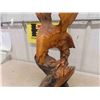 Image 3 : Wood Carved Eagle 36'' Tall