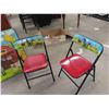 Image 2 : Childrens Folding Leg Table with 2 Matching Chairs, Step and Play