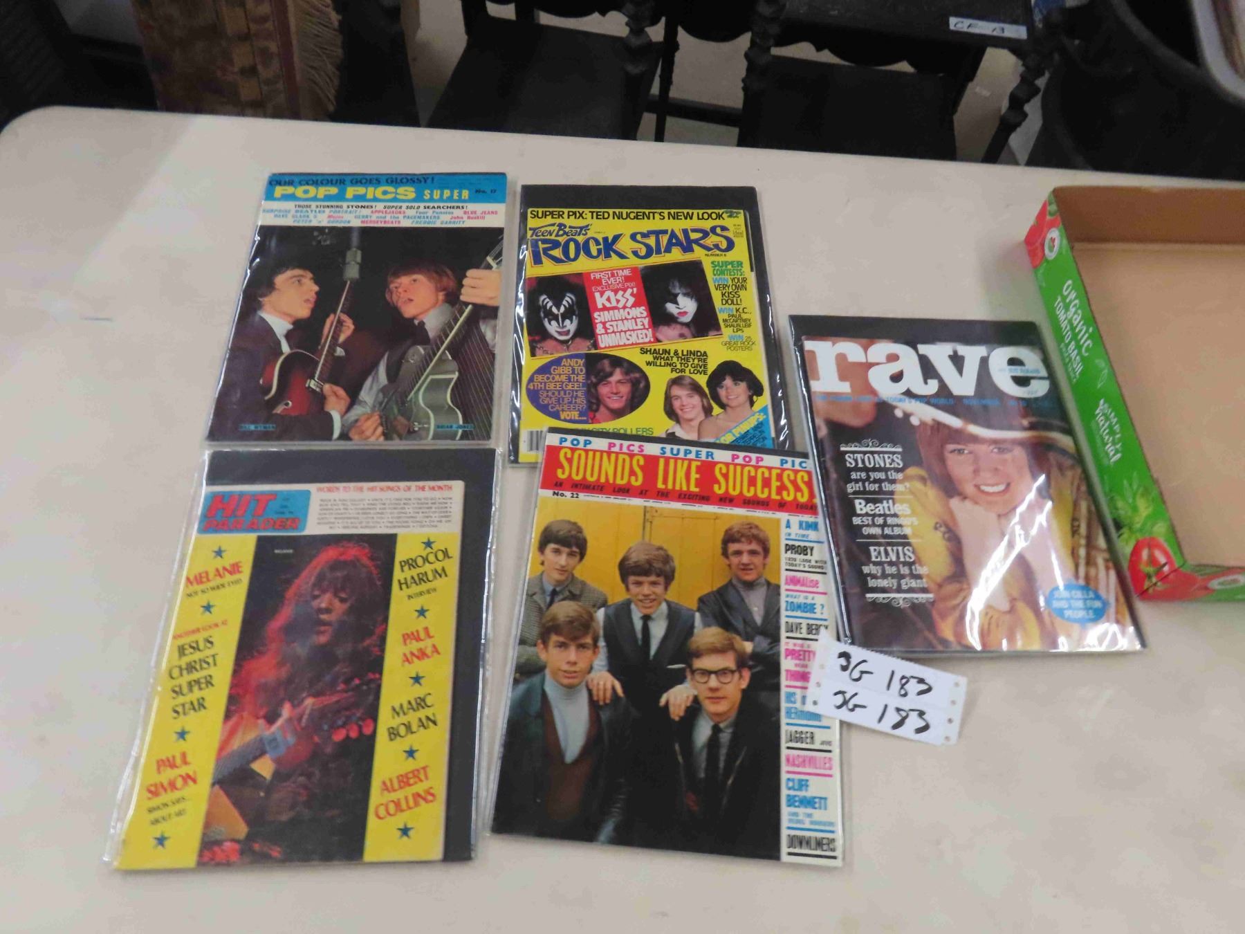 5 Rock Star Magazines - 3 are from the 1960s - Covering the Stones ...