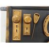 Image 2 : Antique Display of Alarm Bell, Door Hardware, Skeleton Keys, Plus more