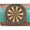 Image 2 : Dart Board on Wood Wall Protector Board, Chalk Score Keep