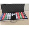 Image 2 : 2 Hard Cases of Poker Chips