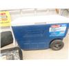 Image 2 : Coleman 50 Quart Cooler with Pull Handle + Wheels & 2 Tents ;  Ozark Trail Dome 